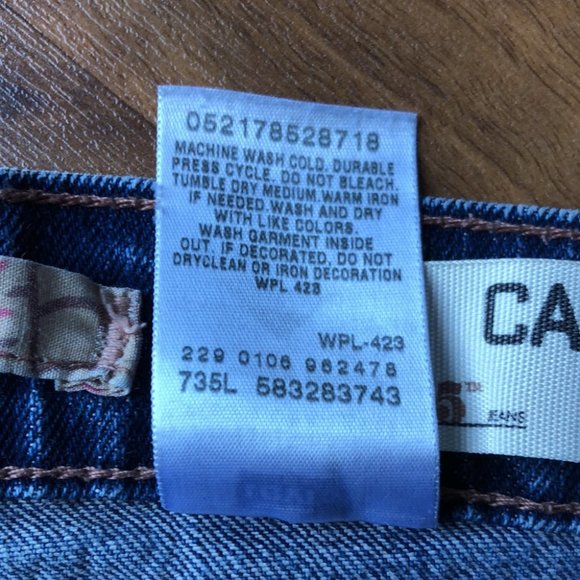 Levi’s 515 Distressed Denim Jean Crop Capri Size 10 - Picture 4 of 11